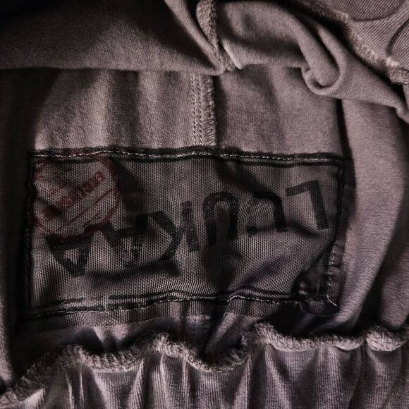 LUUKAA harem pants, gray wide leg.  Size L. # 847 - Picture 4 of 4